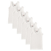 Sixer Babies Summer Vest Pack of 6 – White