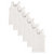 Sixer Babies Summer Vest Pack of 6 – White