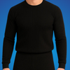 Sixer Men’s Winter Thermals – Shirt Black