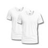 Sixer Men’s Crew Neck Undershirts – Pack of 2 White