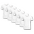 Sixer Men’s Crew Neck Undershirts – Pack of 6 White