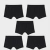 Sixer Kids’s Boxer Shorts – Pack of 6 Black