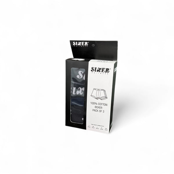 Sixer Men’s Boxer Shorts – Black