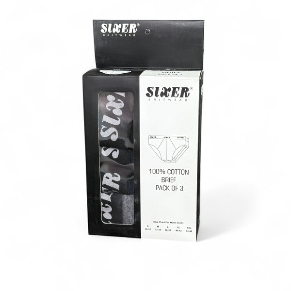 Sixer Men’s Boxer Briefs – Gray