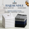 Sixer Men’s Hajj Bundle Summer Vest Pack of 6 + MultiColor Boxer Briefs Pack of 6
