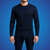 Sixer Men’s Winter Thermals – Shirt & Trouser Set Navy