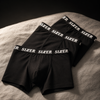 Sixer Men’s Boxer Shorts – Pack of 3 Black