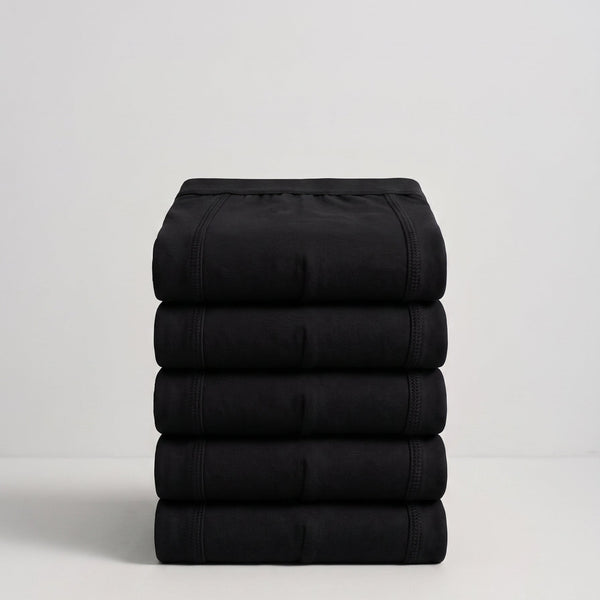 Sixer Kids’s Back to School Boxer Shorts – Pack of 5 Black