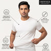 Sixer Men’s Crew Neck Undershirt - White