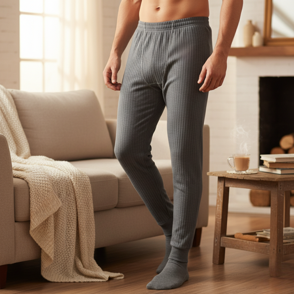 Sixer Men’s Winter Thermals – Trouser Gray