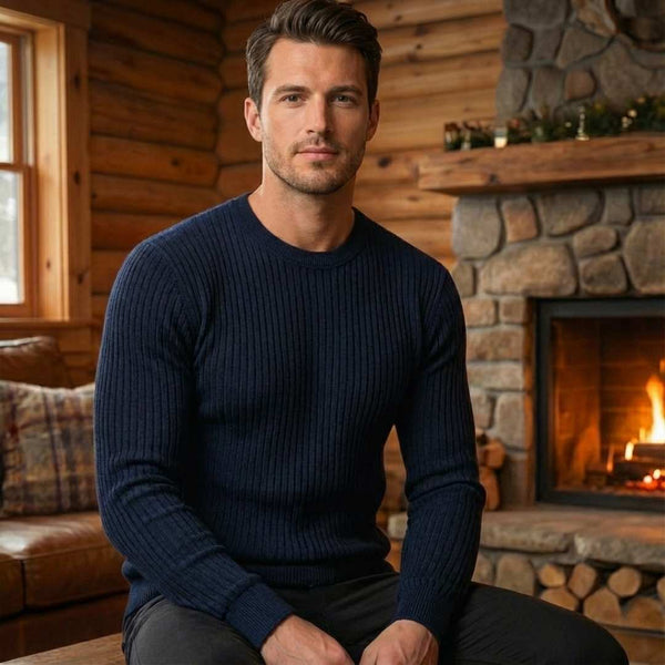 Sixer Men’s Winter Thermals – Shirt Blue